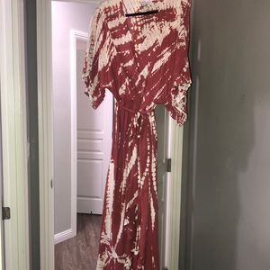 YF&B Thea Tie-Dye Wrap Dress